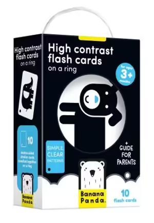 FLASH CARDS DE ALTO CONTRASTE +3 MESES BANANA PAND